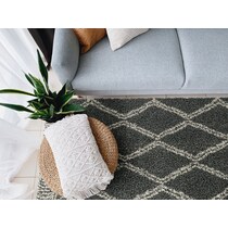 agave gray rug   