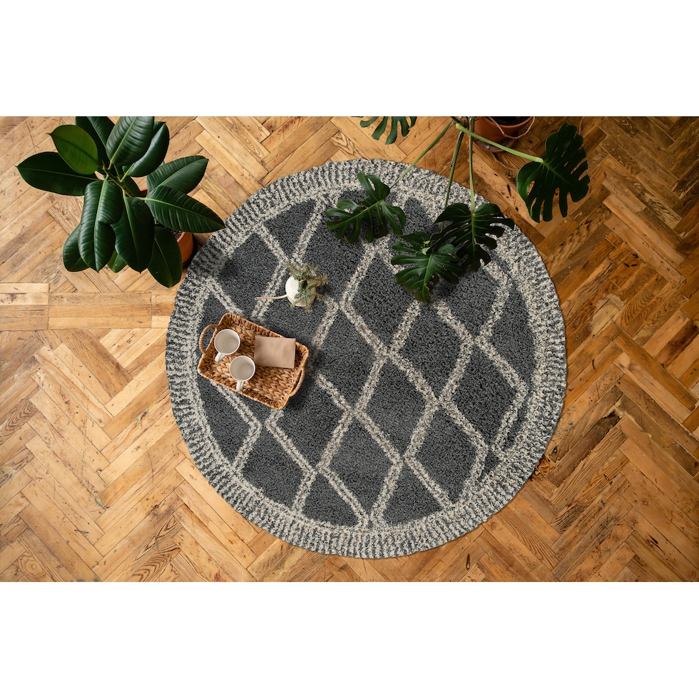 agave gray rug   