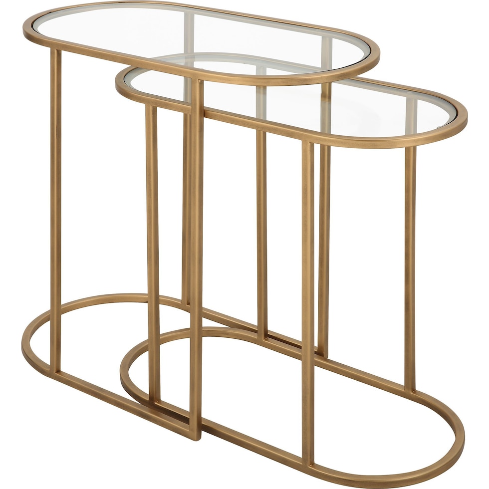 ahmir gold end table   