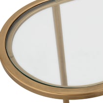 ahmir gold end table   