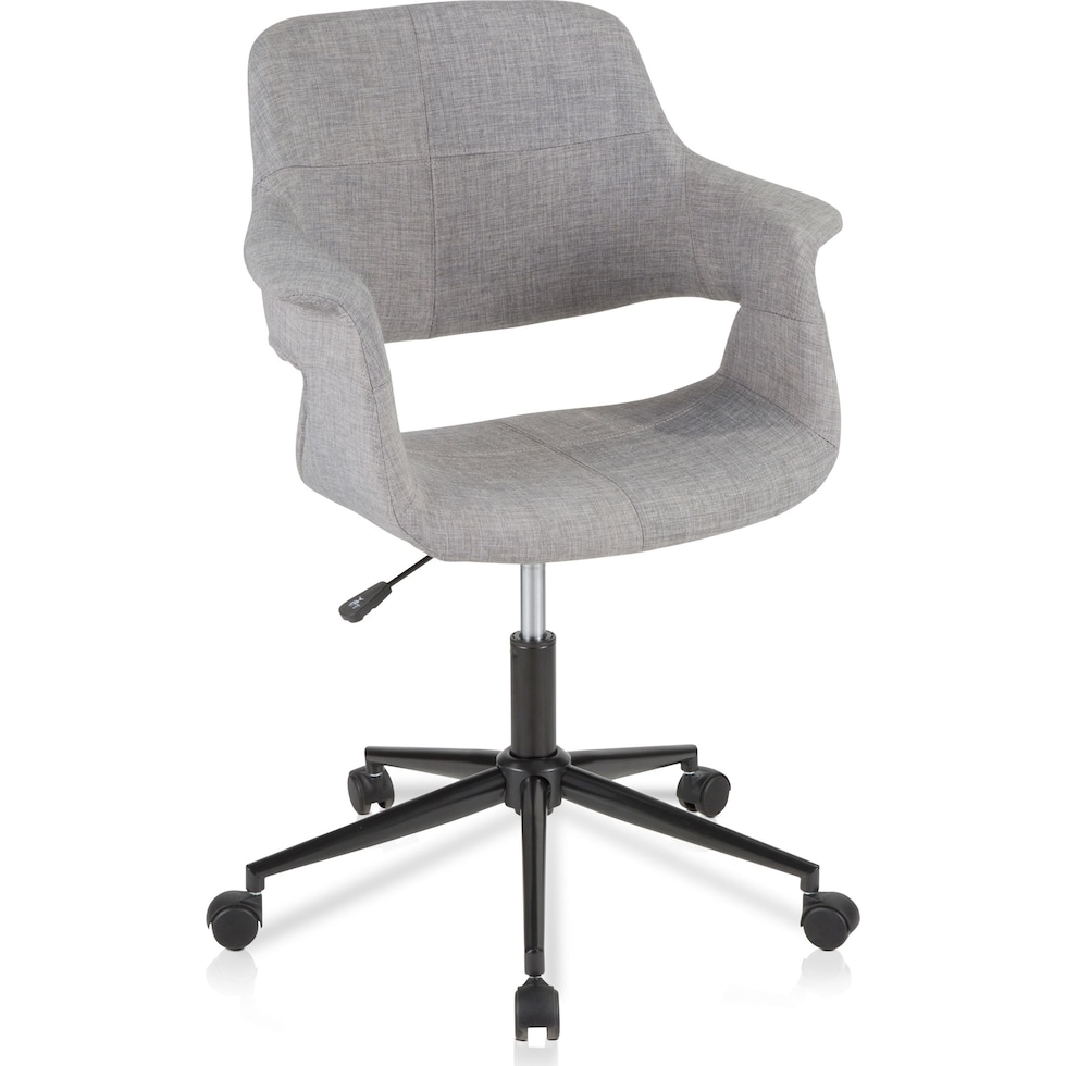 aiden gray office chair   