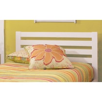 aiden white twin bed   