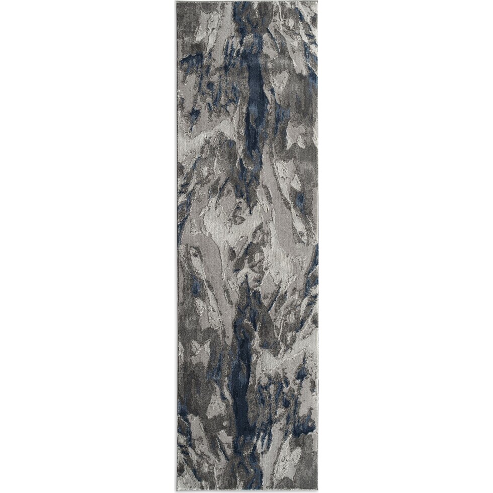 akeira silver rug   