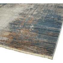 akela orange rug   