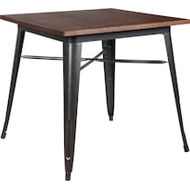 alanis black dining table   