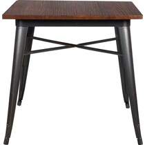 alanis black dining table   