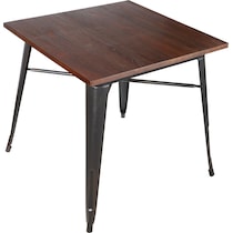 alanis black dining table   