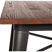 alanis black dining table   