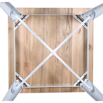 alanis white dining table   
