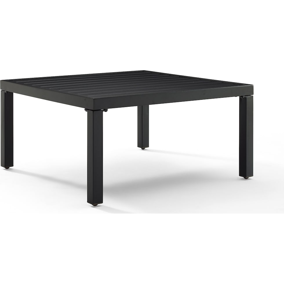 alas black outdoor coffee table   