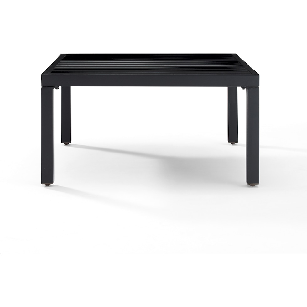 alas black outdoor coffee table   