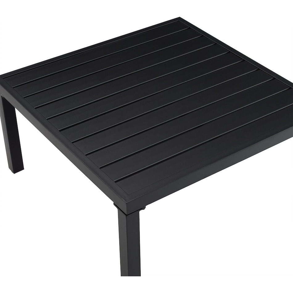 alas black outdoor coffee table   