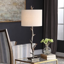 albero dark brown table lamp   