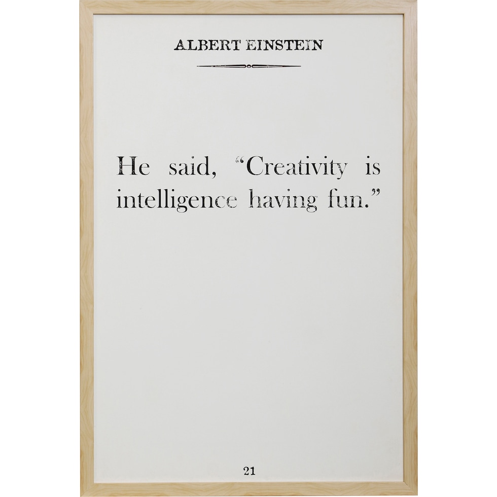 albert einstein white wall art   