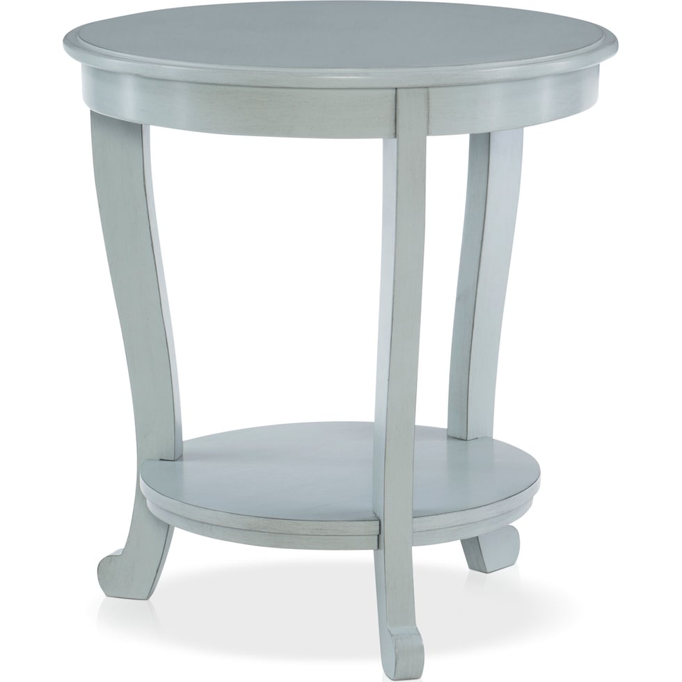 albert gray side table   