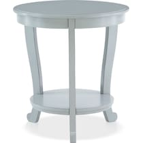 albert gray side table   