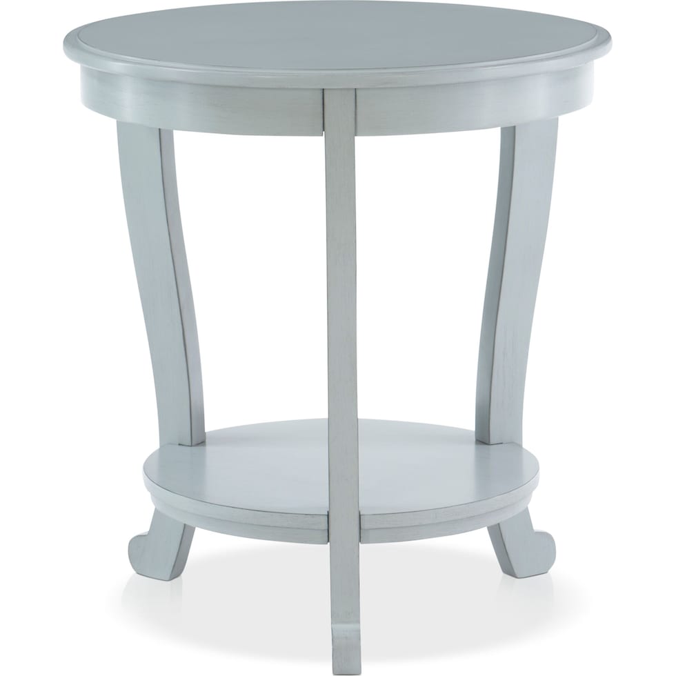 albert gray side table   