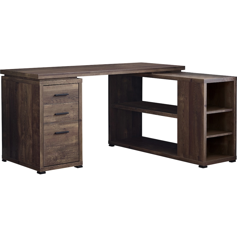 alberta dark brown desk   