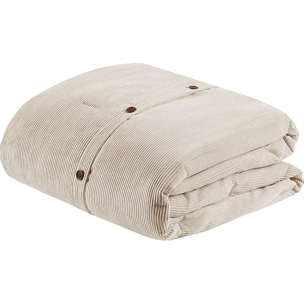 albie light brown full queen bedding set   