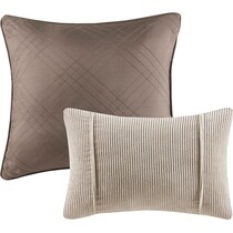 albie light brown full queen bedding set   