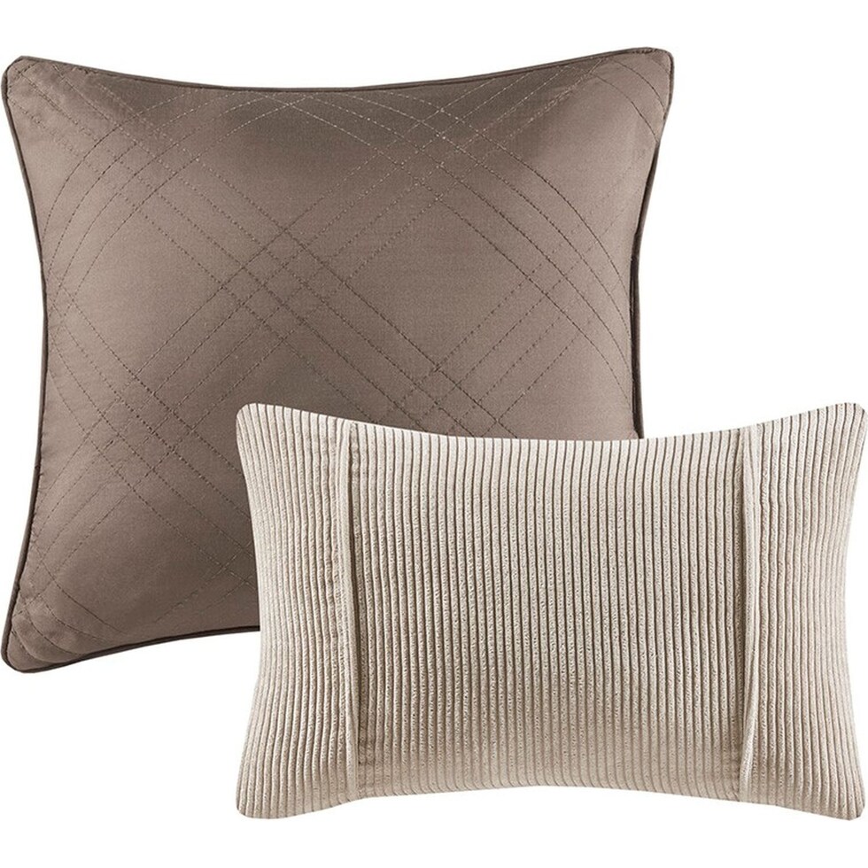 albie light brown full queen bedding set   
