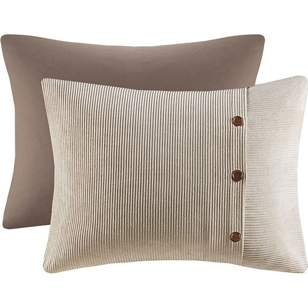 albie light brown full queen bedding set   