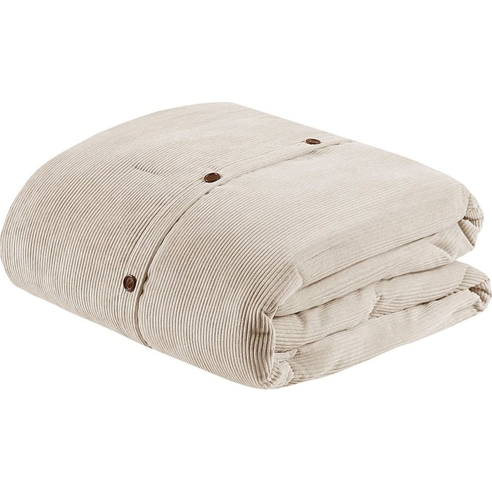 albie light brown full queen bedding set   