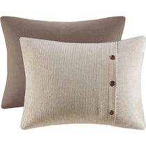 albie light brown full queen bedding set   