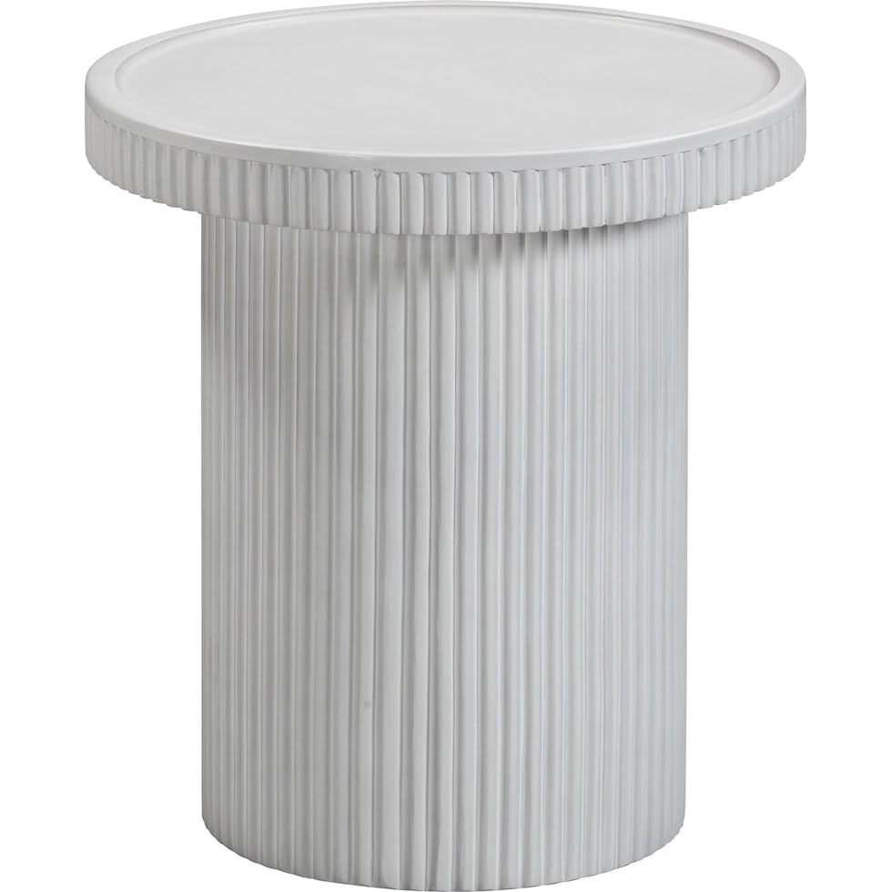 albuquerque white accent table   