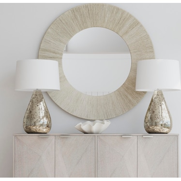 Alder 48" Round Wall Mirror