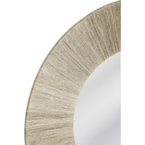 alder gray wall mirror   