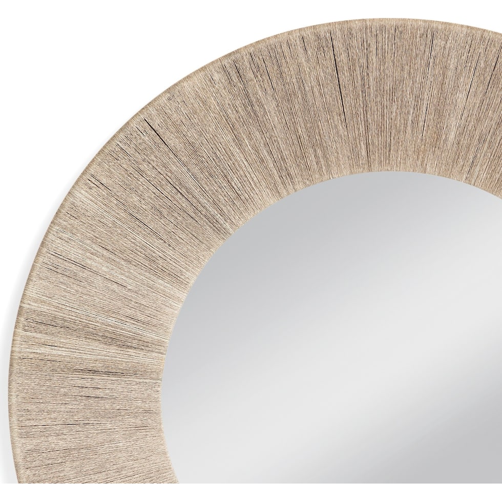 alder gray wall mirror   