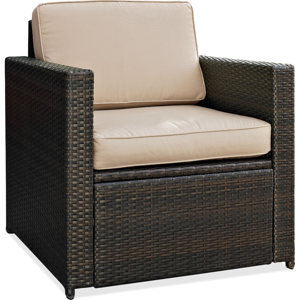 aldo outdoor dark brown outdoor chair   