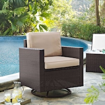 aldo outdoor dark brown outdoor chair   