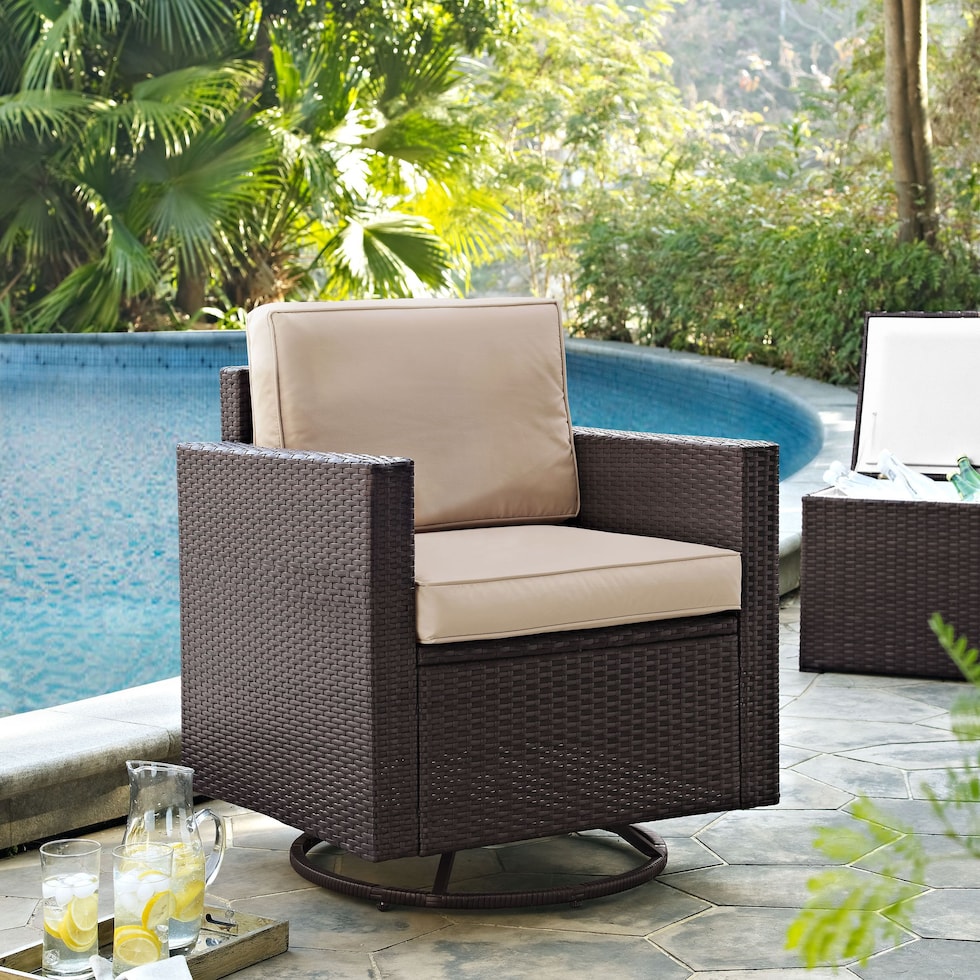 aldo outdoor dark brown outdoor chair   