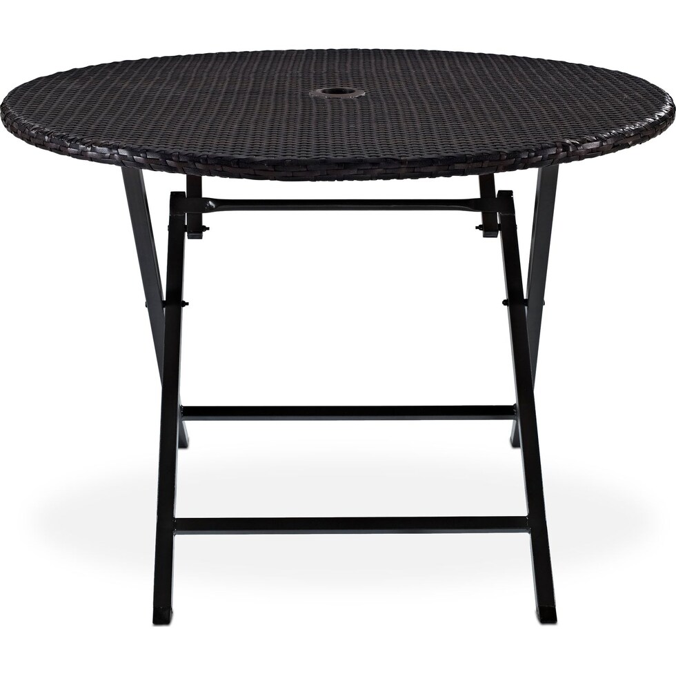 aldo outdoor dark brown outdoor dining table   