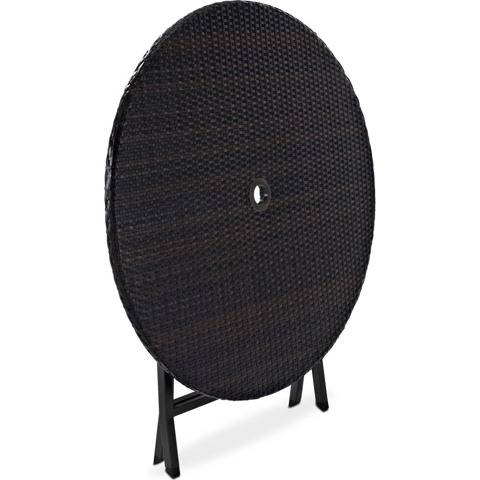aldo outdoor dark brown outdoor dining table   