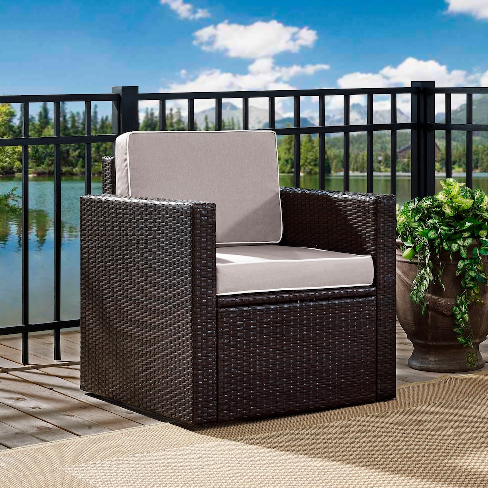 aldo outdoor gray outdoor chair   
