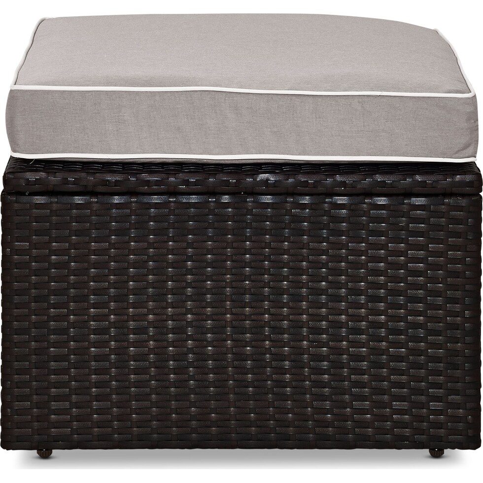 aldo outdoor gray outdoor ottoman   