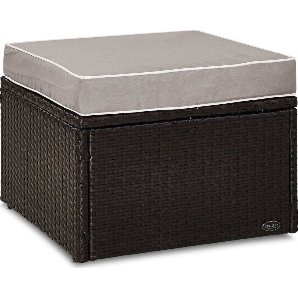 aldo outdoor gray outdoor ottoman   