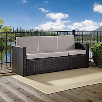 aldo outdoor gray outdoor sofa   