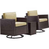 aldo outdoor light brown outdoor chair set   