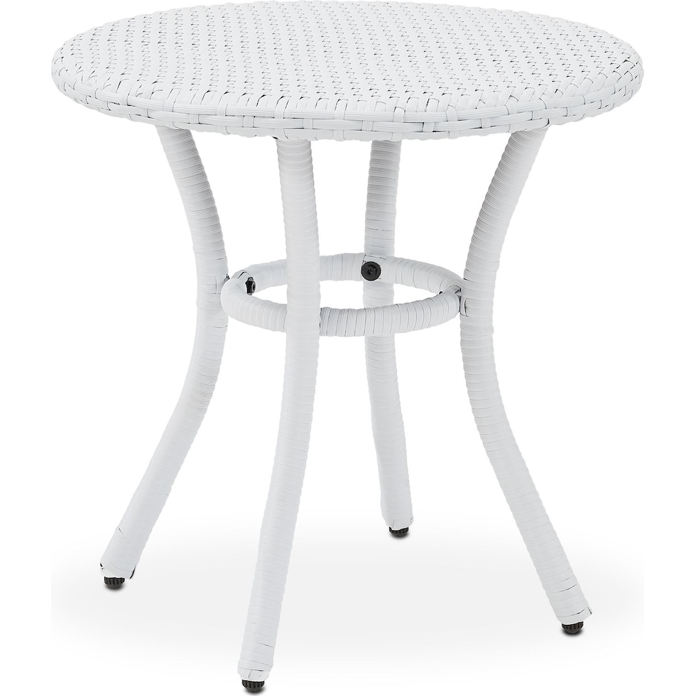 aldo outdoor white outdoor dining table   