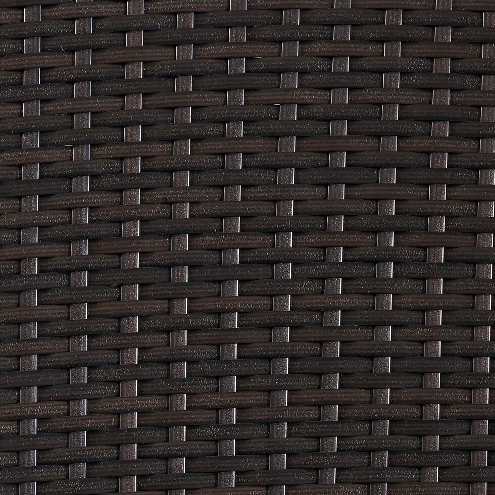 aldo dark brown  pc outdoor living   