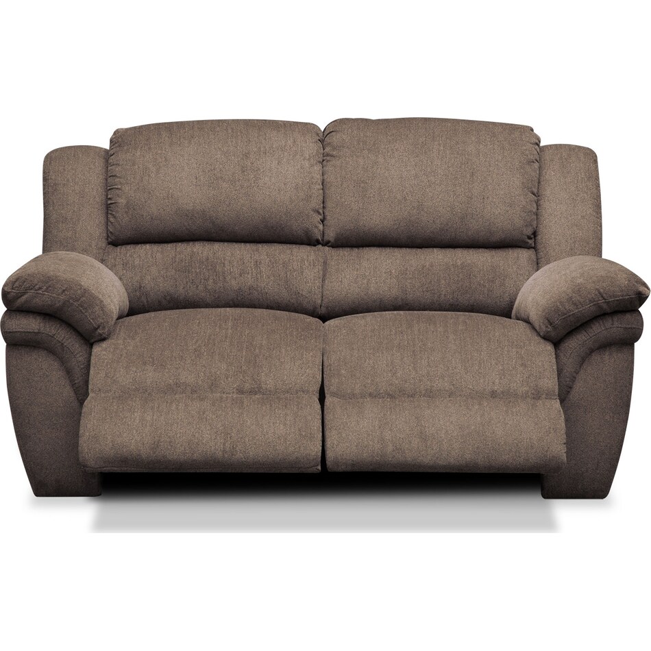 Aldo Manual Reclining Loveseat | Value City Furniture