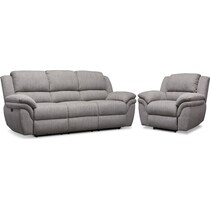 aldo gray  pc power reclining living room   