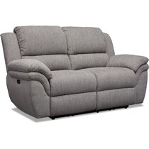 aldo gray  pc power reclining living room   