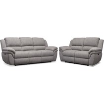 aldo gray  pc power reclining living room   