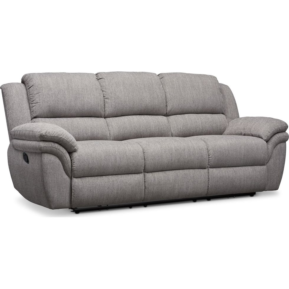 aldo gray  pc manual reclining living room   