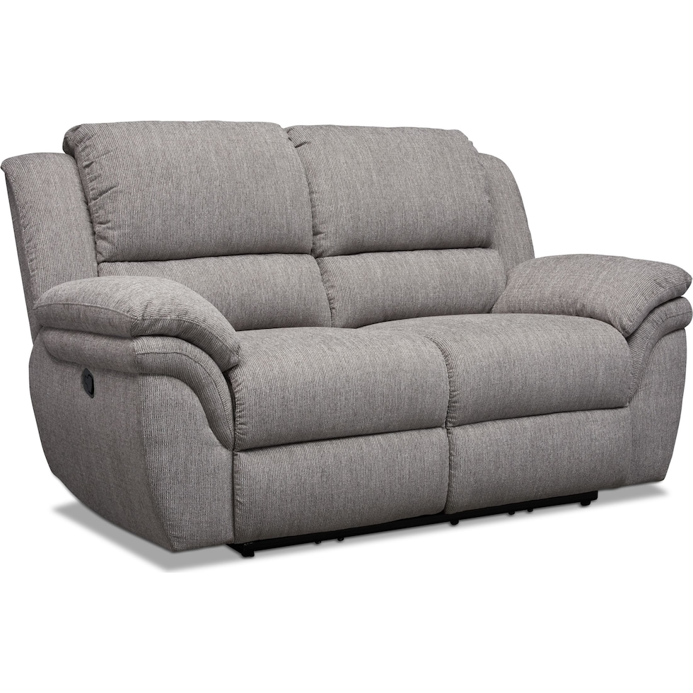 aldo gray  pc manual reclining living room   